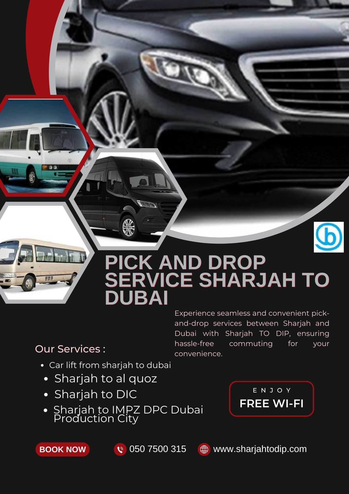 Pick and Drop From Sharjah to Alquoz