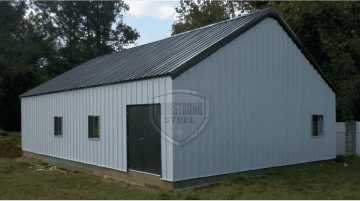 Custom Metal Workshop Building | Armstrong Steel Buildings