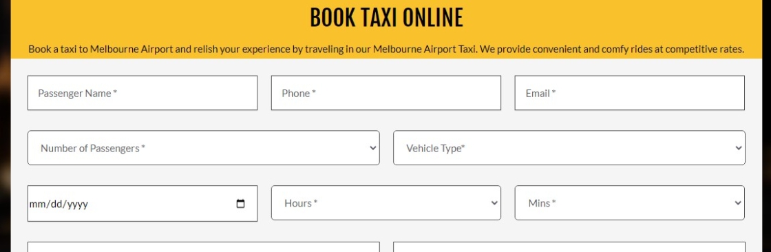 BookTaxi Melbourne Cover Image