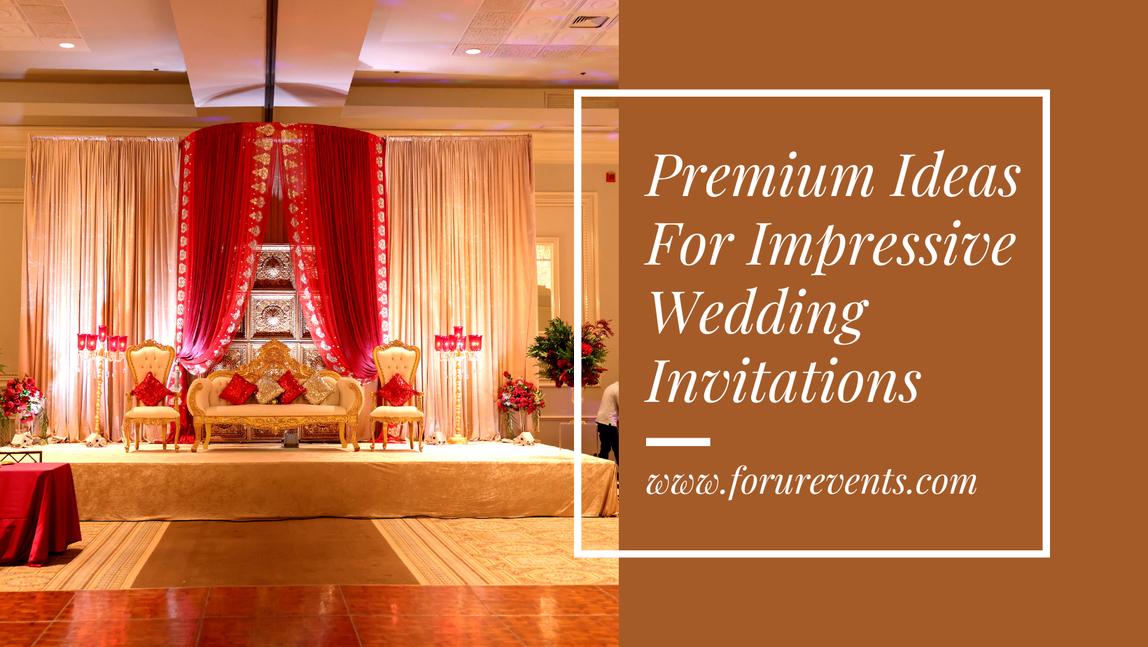 Premium Ideas For Impressive Wedding Invitations - Forurevents