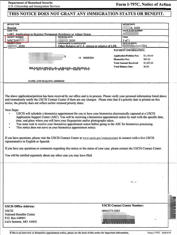 What Happens after Filing Form I-485? | DYgreencard