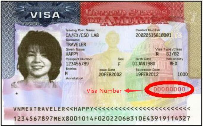 ¿Dónde encontrar el número de visa? | DYgreencard