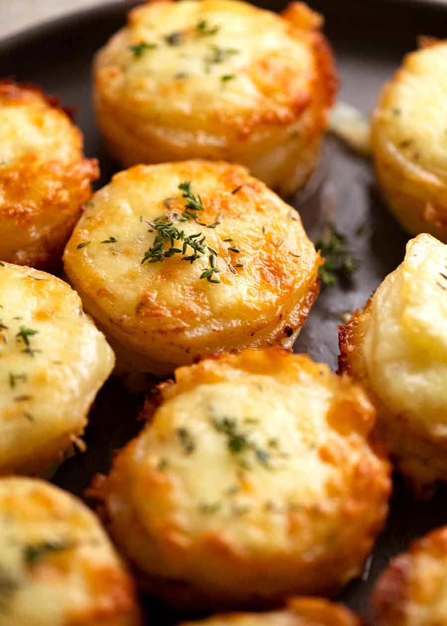 Muffin Tin Potatoes: Irresistibly Cheesy and Crispy - Chef Dessert