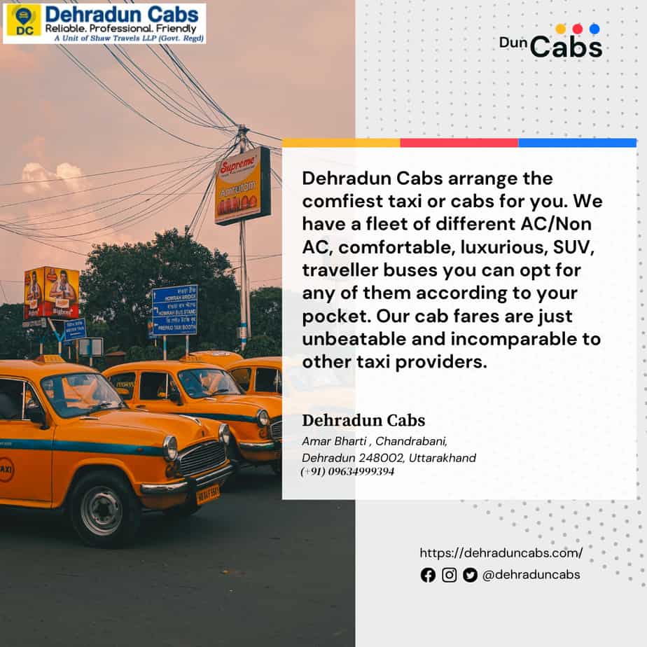 Taxi Service In Dehradun | Top Rated, Best Taxi Service In Dehradun