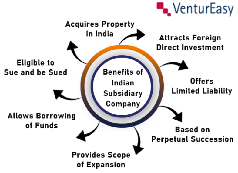 Subsidiary Registration in India in 3 Easy Steps: VenturEasy