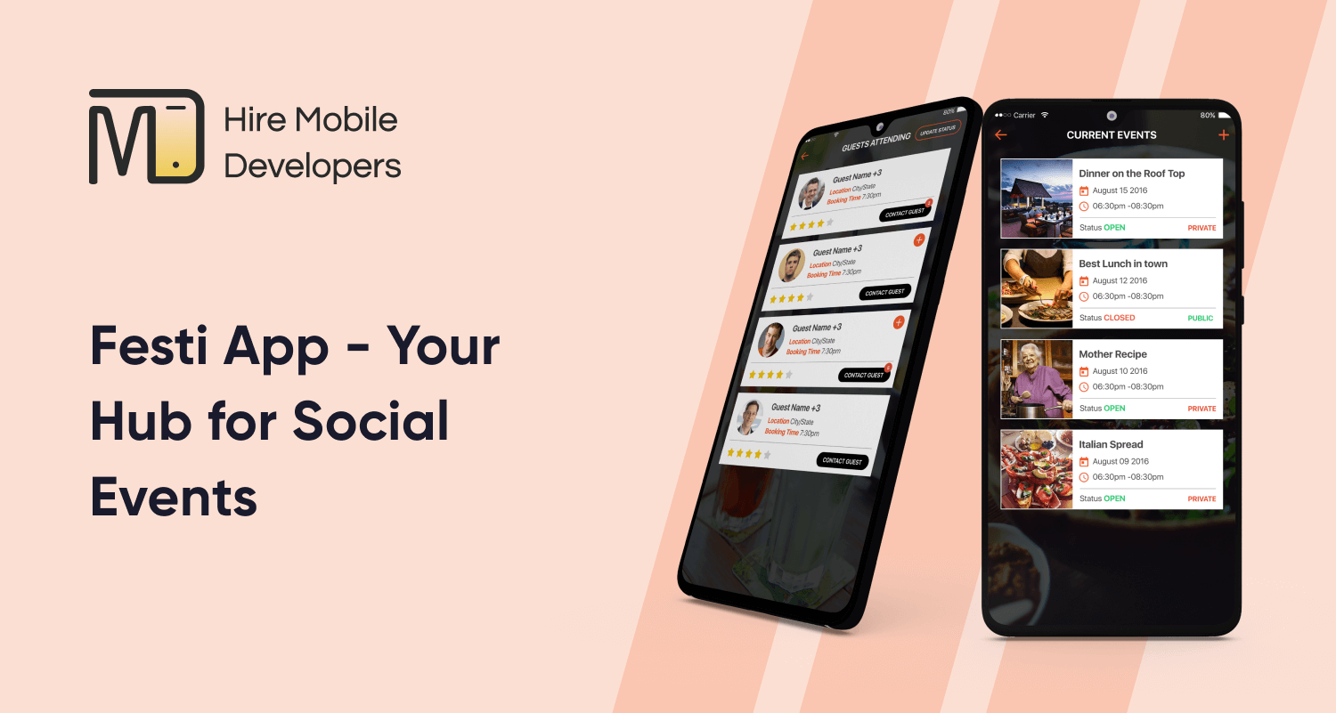 Festi App - Manage and Publish Your Social Event Successful