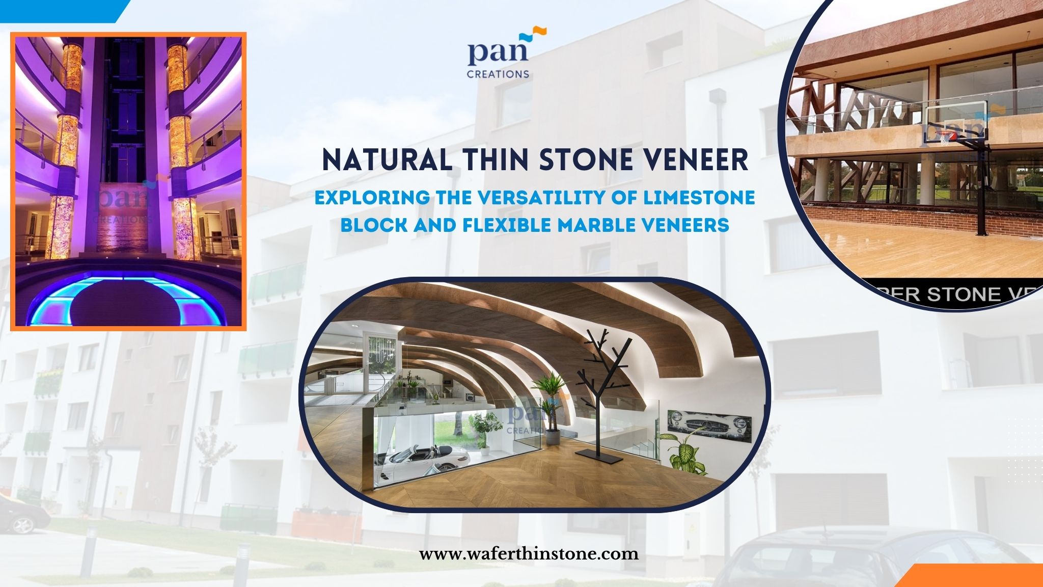 Natural Thin Stone Veneer: Exploring the Versatility of Limestone Block and Flexible Marble Veneers