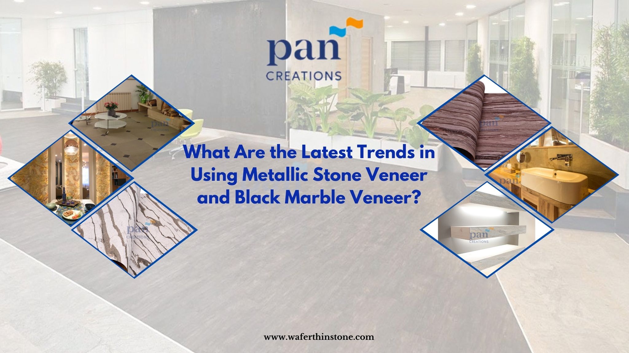 What Are the Latest Trends in Using Metallic Stone Veneer and Black Marble Veneer?