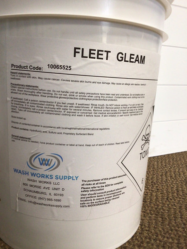 Fleet Gleam by Wash Works Supply - 5gl | Wash Works Supply
