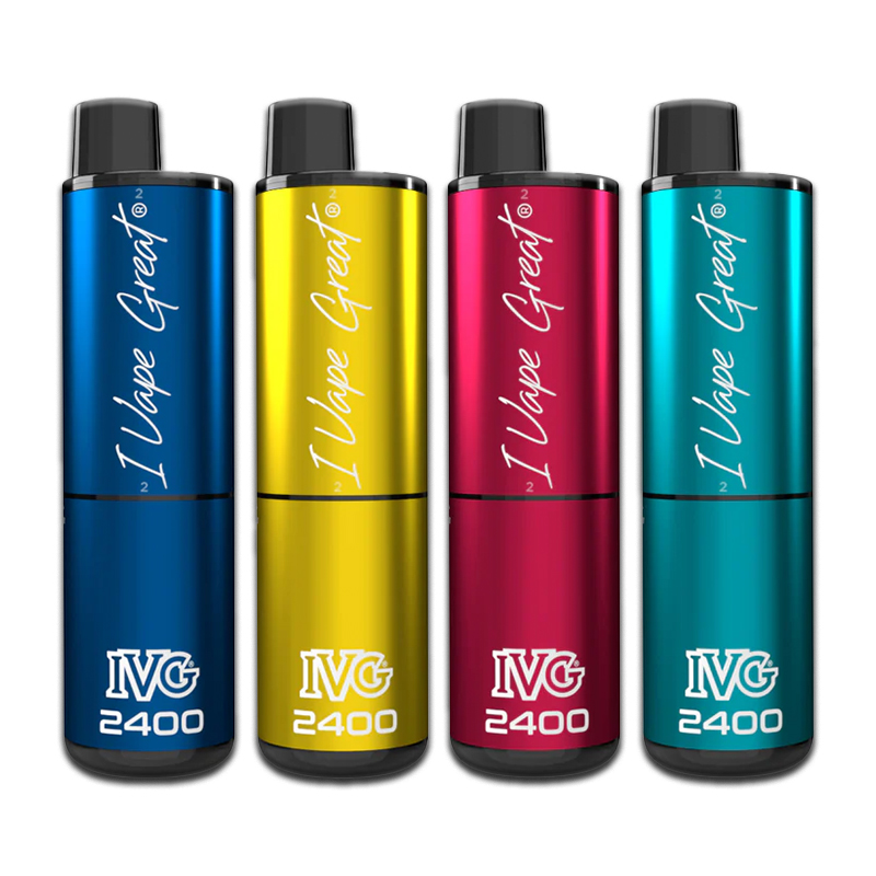 Buy IVG 2400 Big Puffs Disposable Vapes | 3 for £30