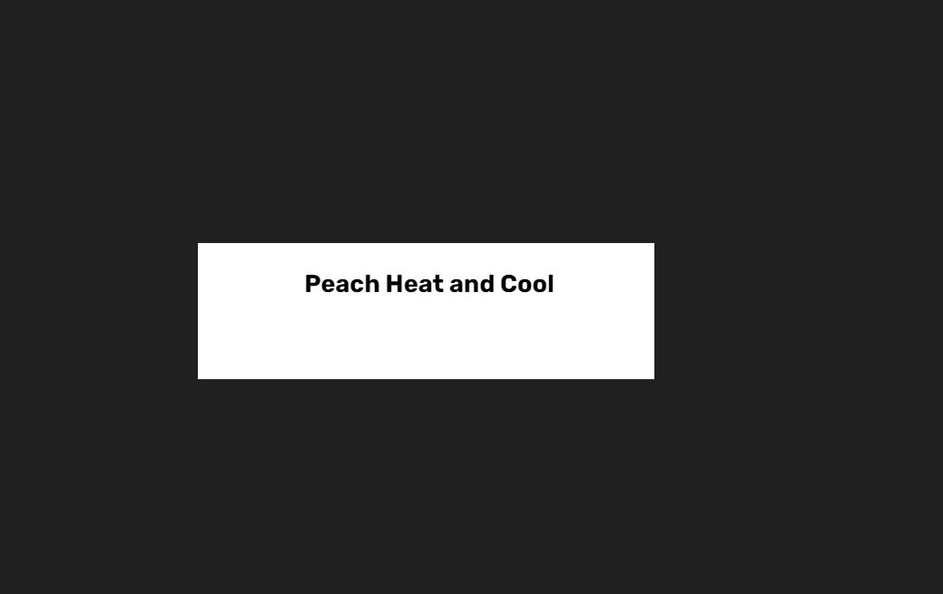 Peach Heat And Cool Profile Picture