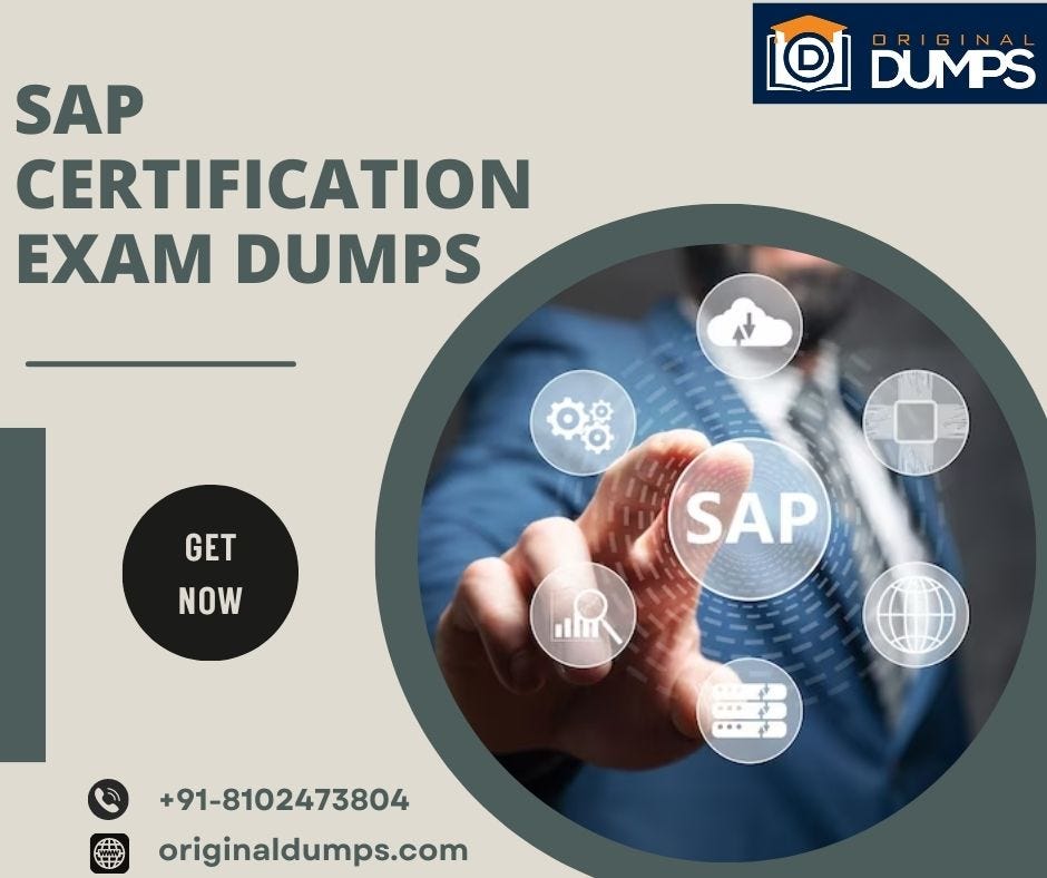 SAP Certification Question &  Answer | Original Dumps