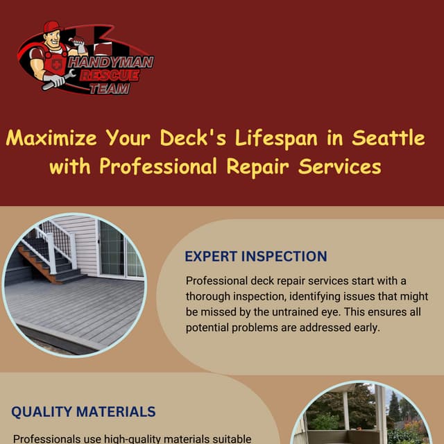 Maximize Your Deck's Lifespan in Seattle with Professional Repair Services | PDF