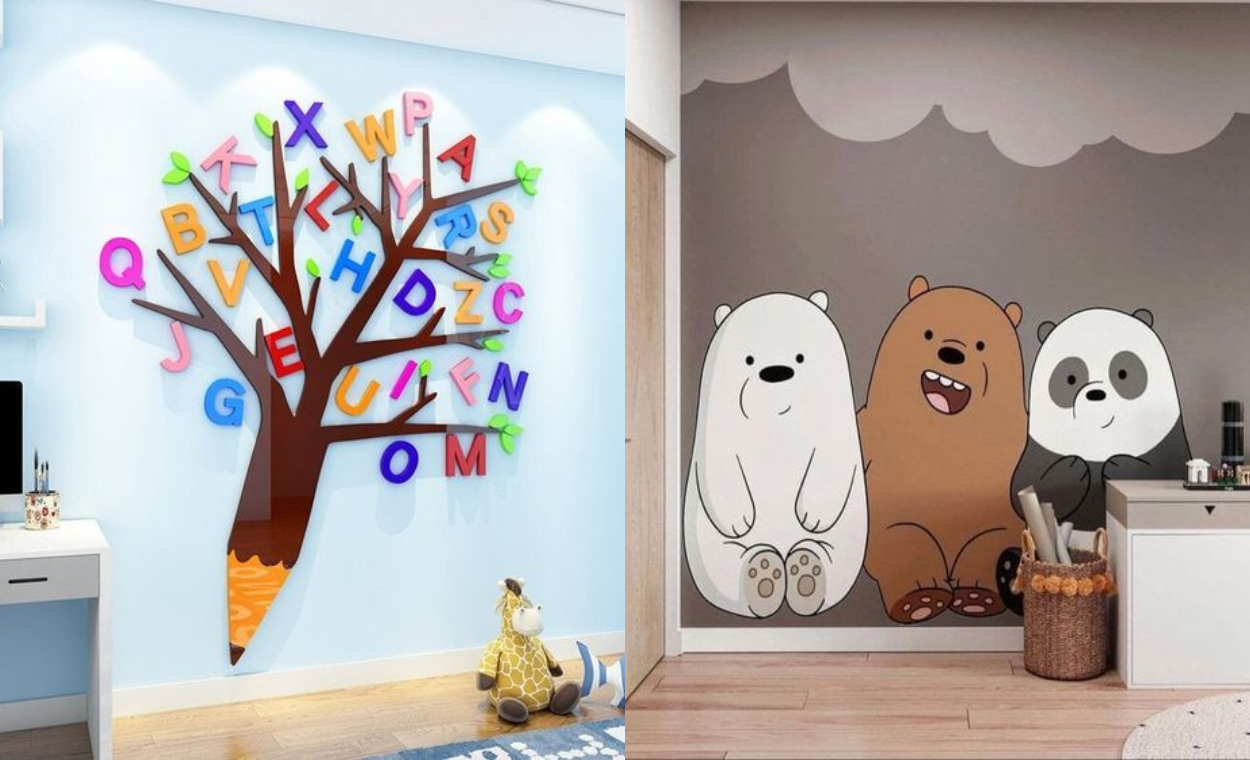 Stunning And Creative Wall Art Ideas for Your Kid's Room - Ryan - Creative Living