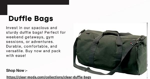 Buy High-Quality Duffle Bags | Versatile & Trendy Options Available - Album on Imgur