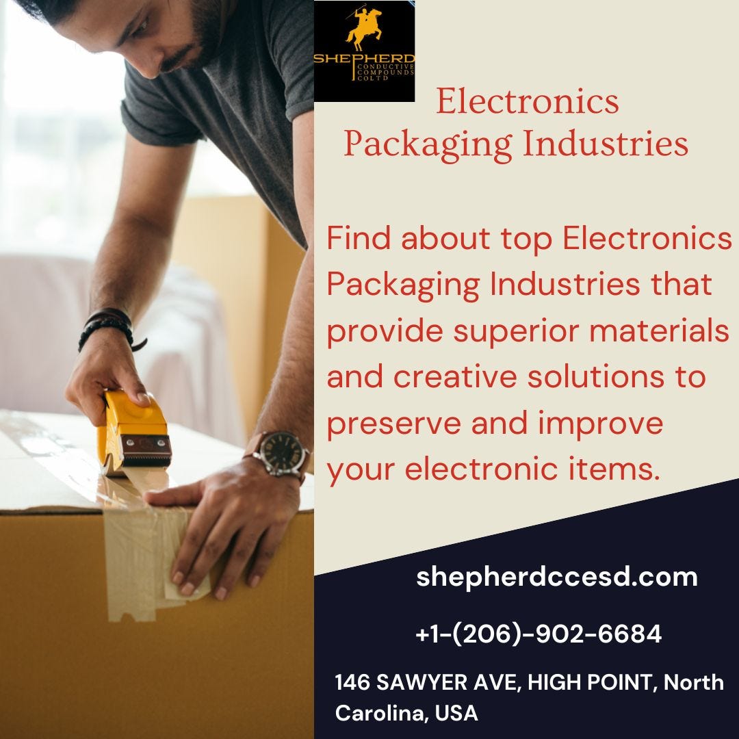 Best Quality & Innovation in Electronics Packaging Industries - Shepherd Conductive Compounds LLC - Medium