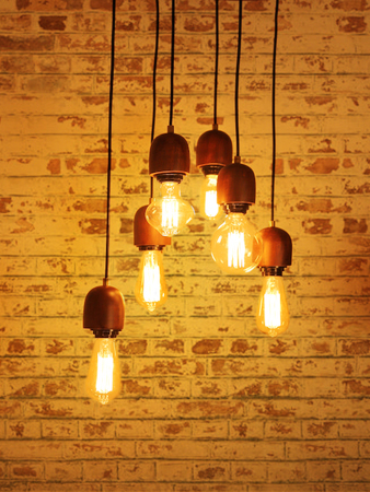 Modern Wooden 6 Light Hanging Lamp