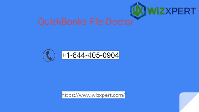 What is the QuickBooks file doctor and how it can fix the error? | PPT