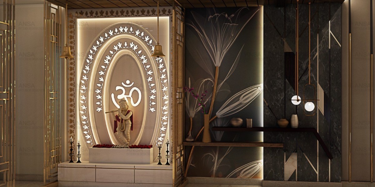 Elevate Your Sacred Space with Modern Corian Mandir Design