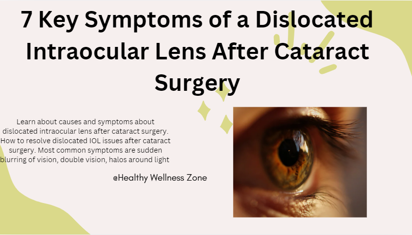 7 Key Symptoms of a Dislocated Intraocular Lens After Cataract Surgery -