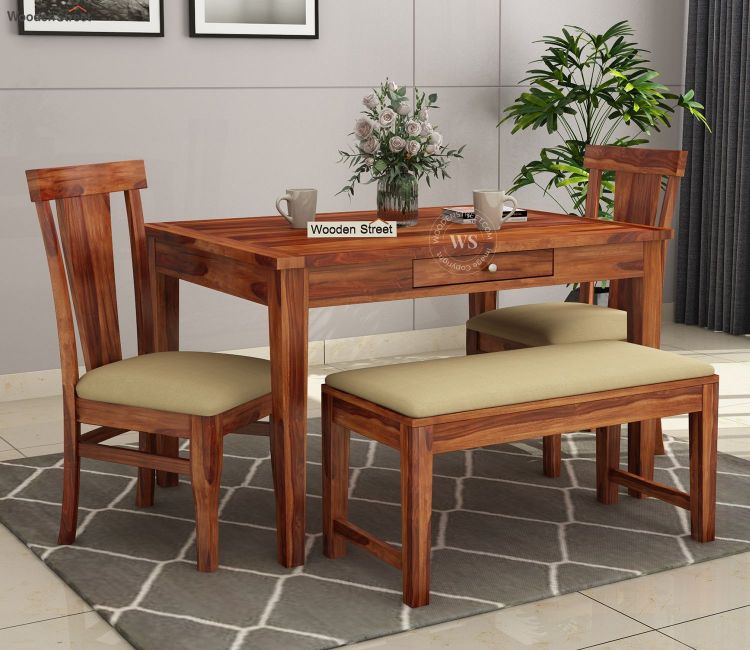 Stylish and Space-Saving 4 Seater Dining Table Sets @Upto 75% Off | Wooden Street