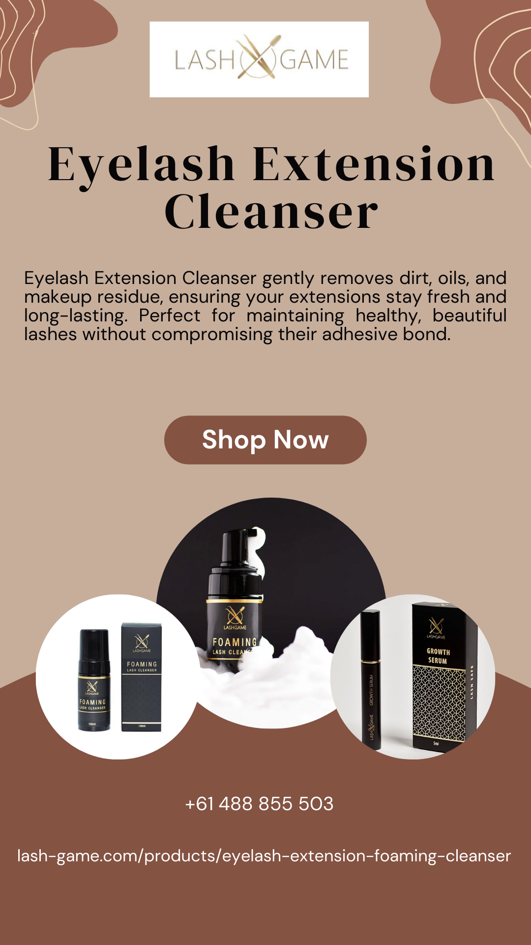 Eyelash Extension Cleanser | LashGame - Gifyu