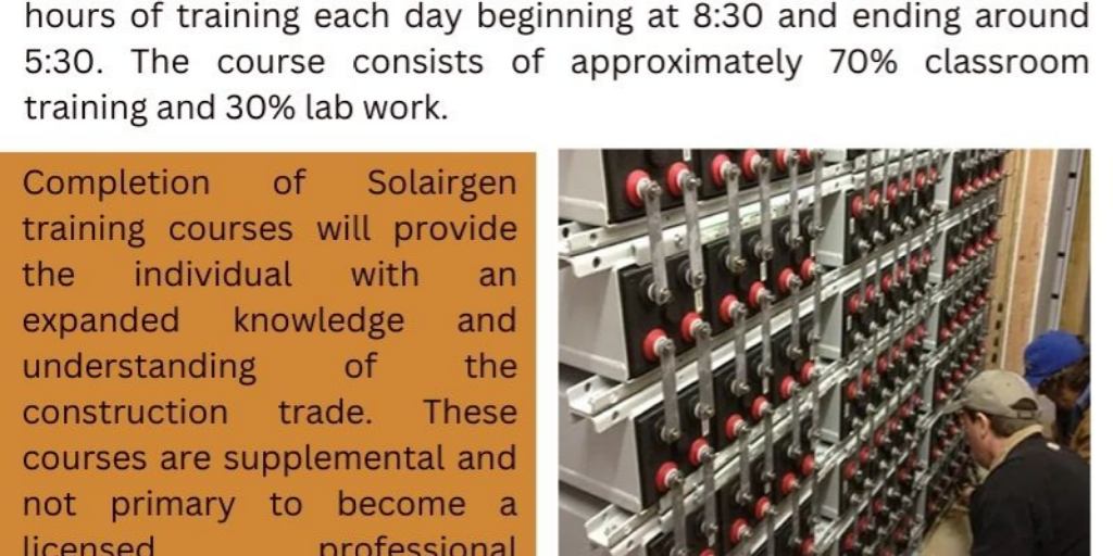 Battery Systems Installation by Solairgen - Infogram