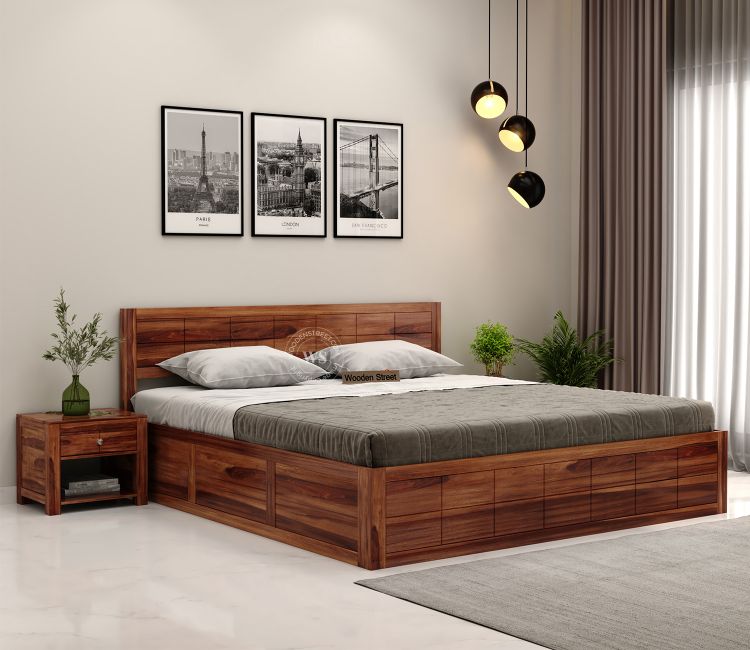 King Size Beds at Wooden Street - Up to 55% Off!