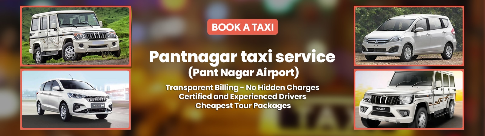 Pantnagar Airport Taxi Service | Affordable Cab Fare