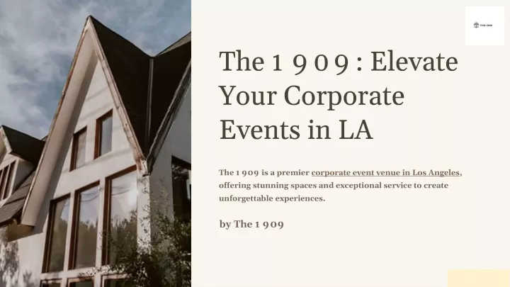 PPT - Discover the Best Corporate Event Venues in Los Angeles for Office Party PowerPoint Presentation - ID:13688968