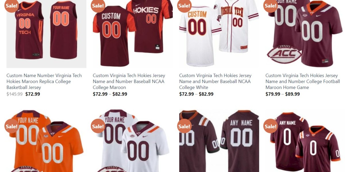 Score a Touchdown with a Custom Virginia Tech Hokies Jersey