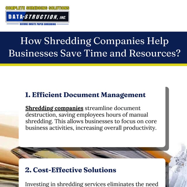 How Shredding Companies Help Businesses Save Time and Resources? | PDF | Free Download