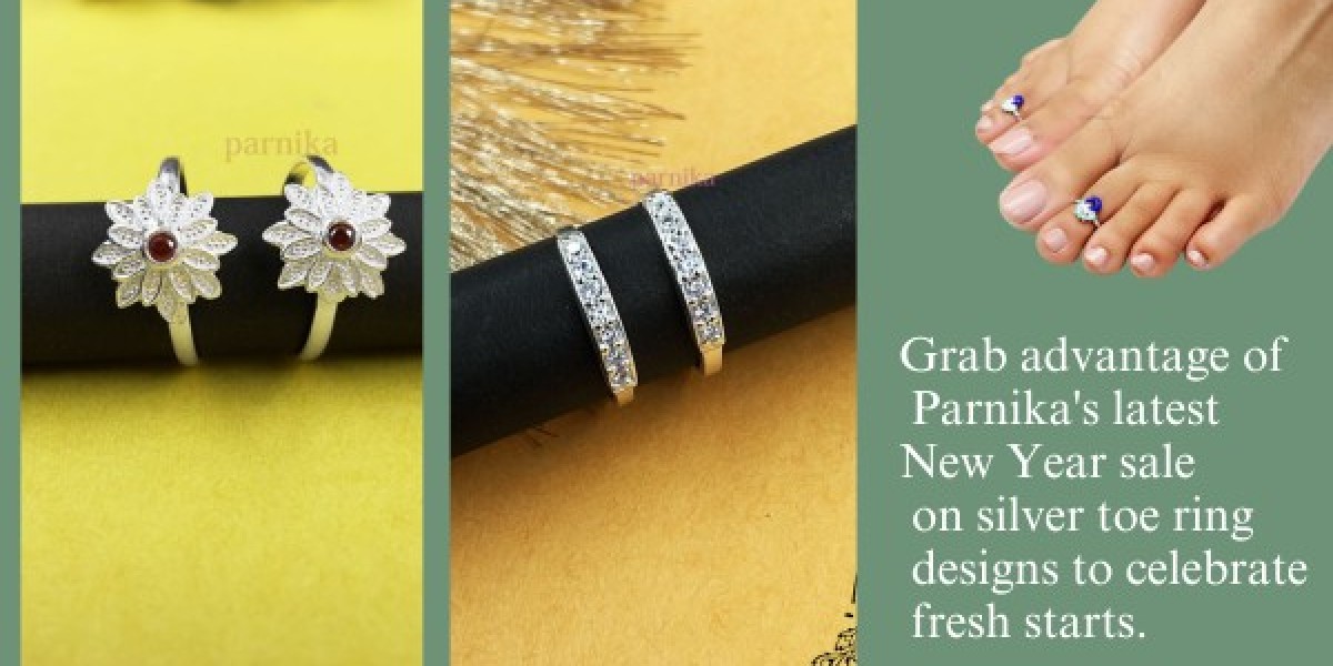 Grab advantage of Parnika's latest sale on silver toe ring designs to celebrate fresh starts