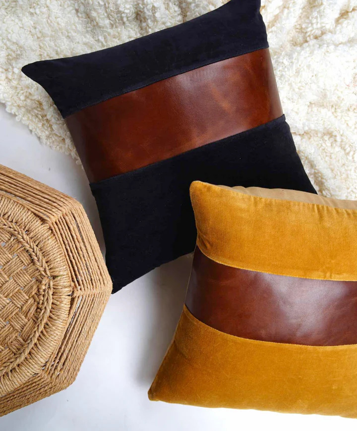 Melbourne Leather Co. — Leather Cushions: Perfect for Modern and...