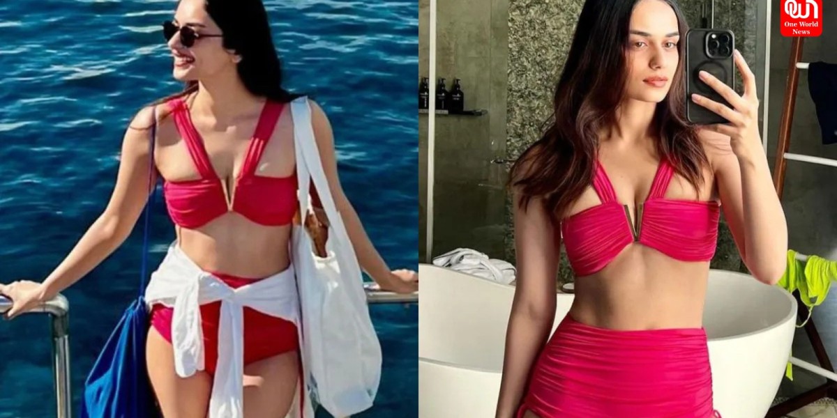 Manushi Chhillar Sizzles in Red Bikini: Former Miss World’s Beachside Escapade