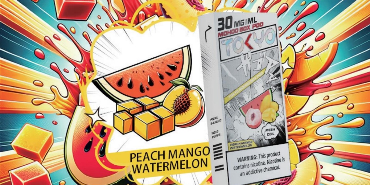 Tokyo Disposable Peach Mango Watermelon Ice: A Refreshing Flavor Journey