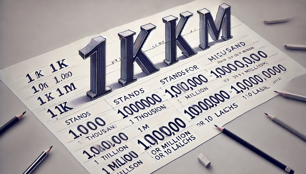 What Does ‘1K’ or ‘1M’ Mean? Full Information Explained | by Azeem Rahman Shaikh | Oct, 2024 | Medium