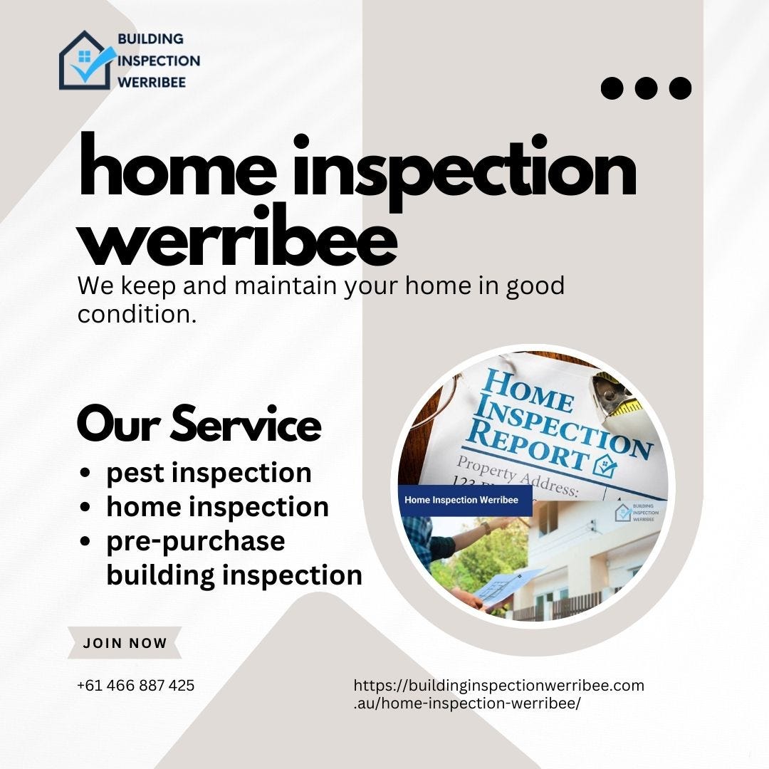 Some Common Problems Identified at A Home Inspection at Werribee | by Building Inspection Werribee | Nov, 2024 | Medium