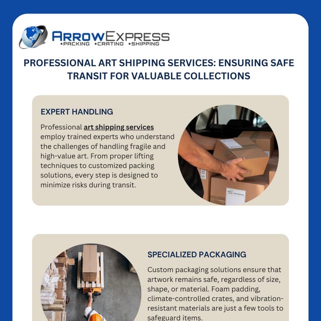 Professional Art Shipping Services: Ensuring Safe Transit for Valuable Collections | PDF | Free Download