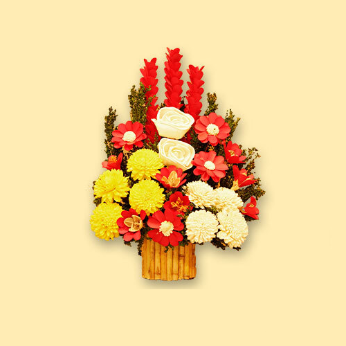 Shop Dried Flowers Bouquet Online India  | Natural Dried Flower Bouquet in India