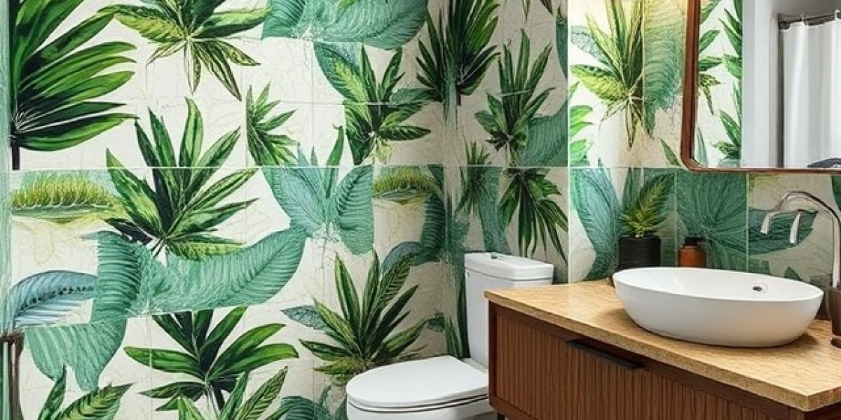 Bring Paradise to Your Bathroom with Tropical Tiles by Future Stiles