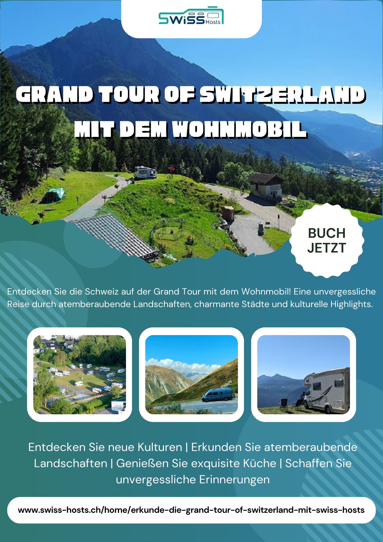 Swiss Hosts on GETTR : Grand Tour of Switzerland mit dem Wohnmobil | Swiss HostsEntdecken Sie die Grand Tour of Switzerland mit dem Wohnmobil mit Swis...