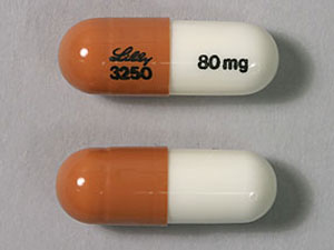 Strattera 80 mg | Brown & White Lilly 3250 Capsule