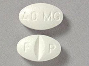 Celexa 40 mg | F P 40 White Oval Pill