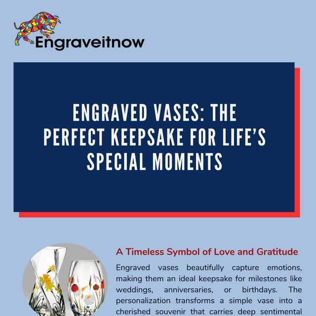 Engraved Vases: The Perfect Keepsake for Life’s Special Moments | PDF