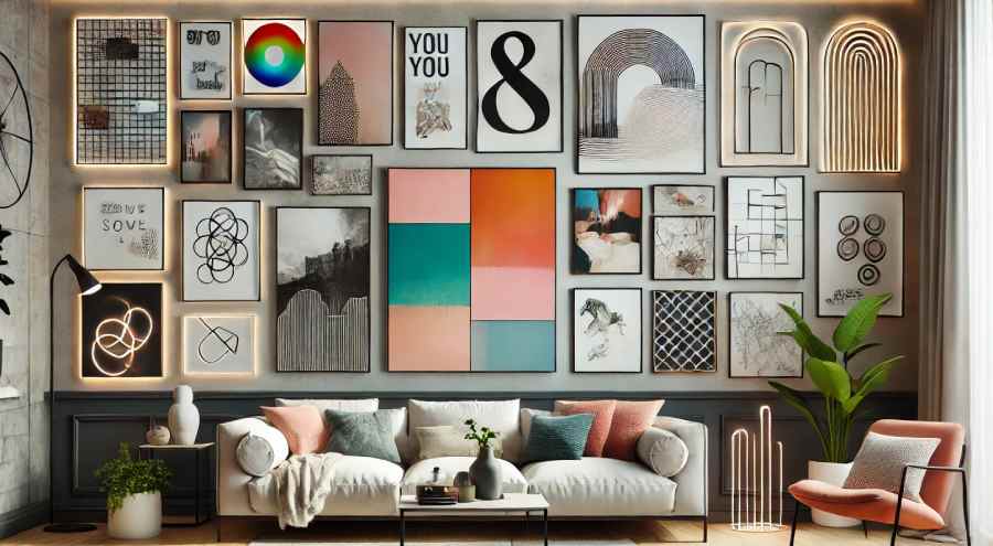 20 Trending Art Ideas for Modern Home Décor 2024