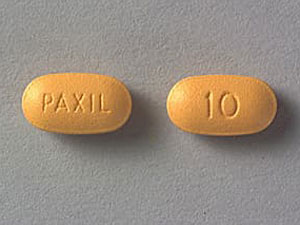 Paxil 10 mg Yellow Oval Pill