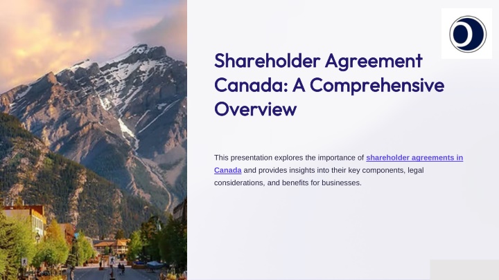 PPT - Shareholder Agreement Canada | Outsiders Law Services PowerPoint Presentation - ID:13814833