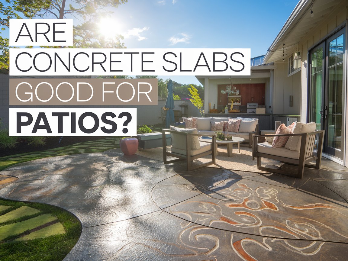 Concrete slabs for your patio: is it the right idea? 