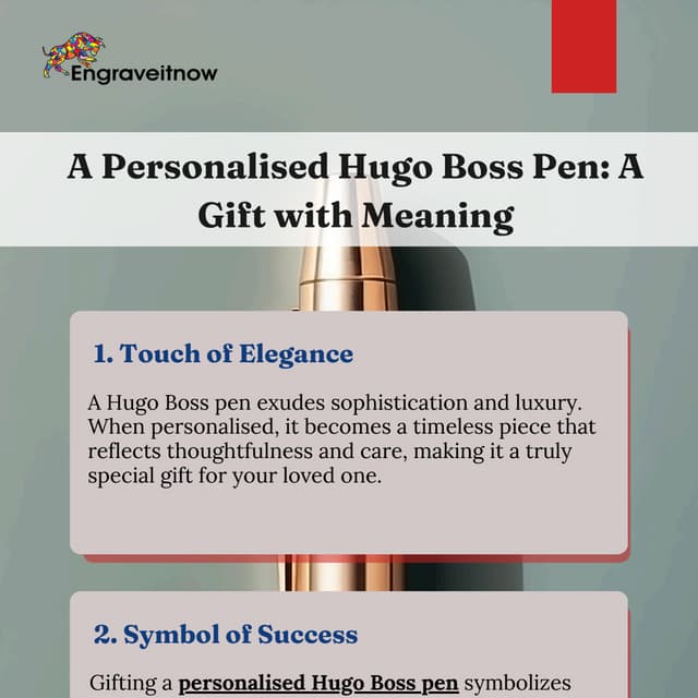 A Personalised Hugo Boss Pen: A Gift with Meaning | PDF